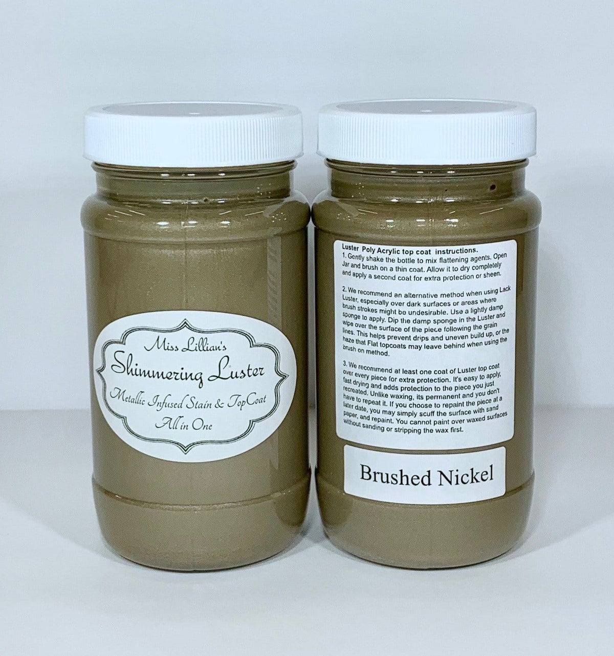 Miss Lillian's Metallic Paint - Brushed Nickel