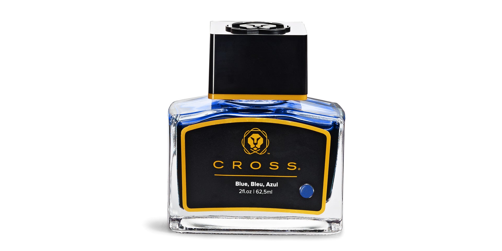 Blue Fountain Pen Ink Bottle for Smooth Writing Refill