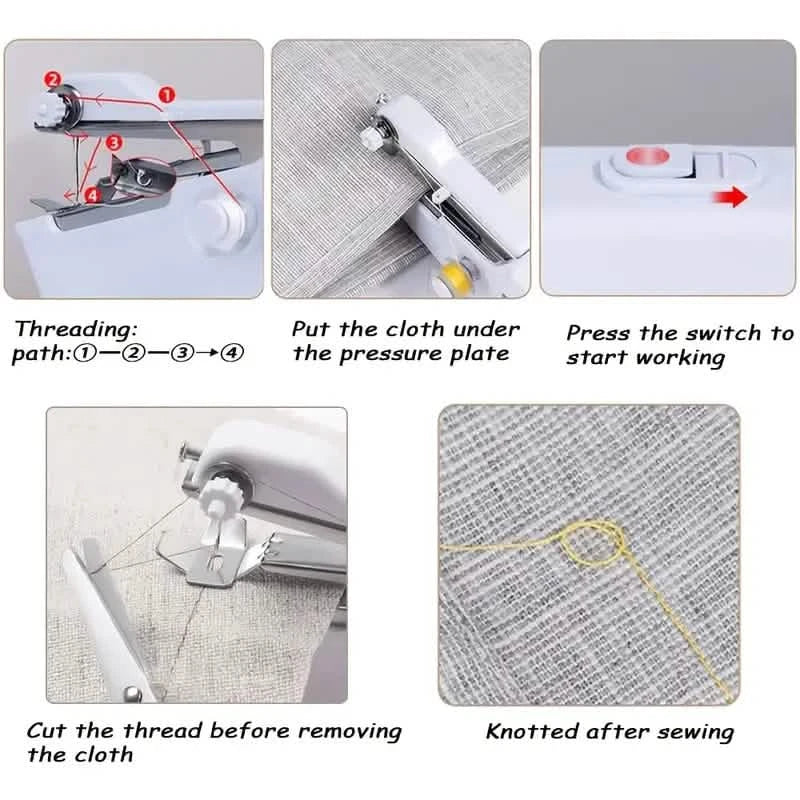 Portable Handheld Sewing Machine Quick Stitch Repair Tool