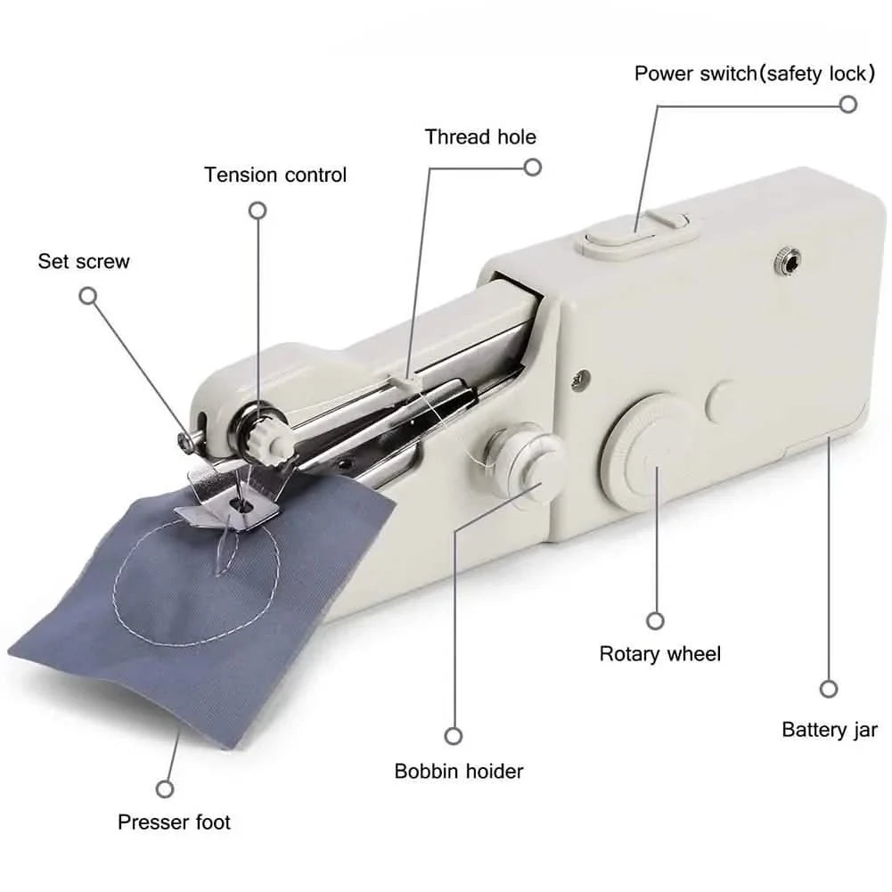Portable Handheld Sewing Machine Quick Stitch Repair Tool