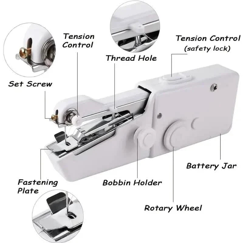 Portable Handheld Sewing Machine Quick Stitch Repair Tool