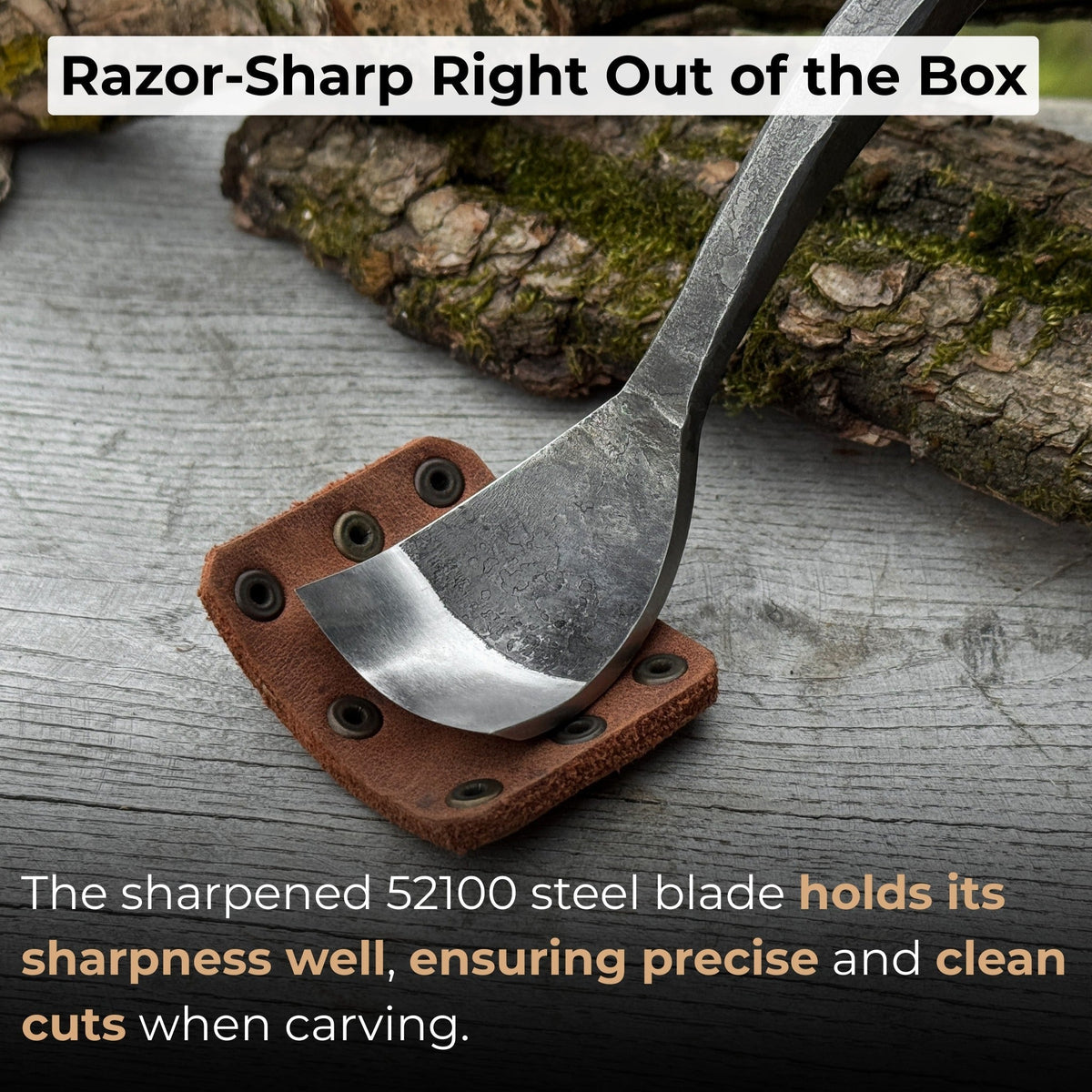 Spoon Bent Gouge, 20 - 40 mm (0.8 - 1.6 inches)