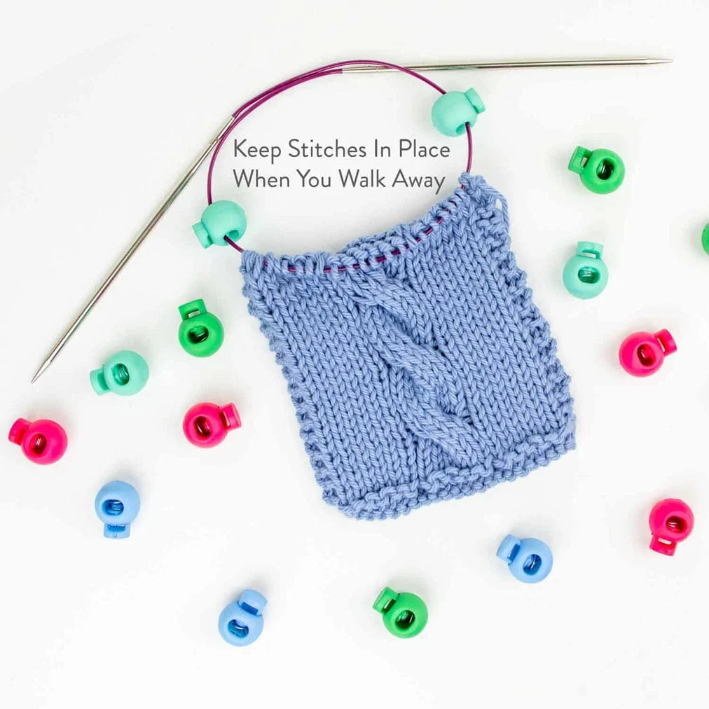 Circular Needle Cable Locks Cord Stopper Knitting Accessories Set