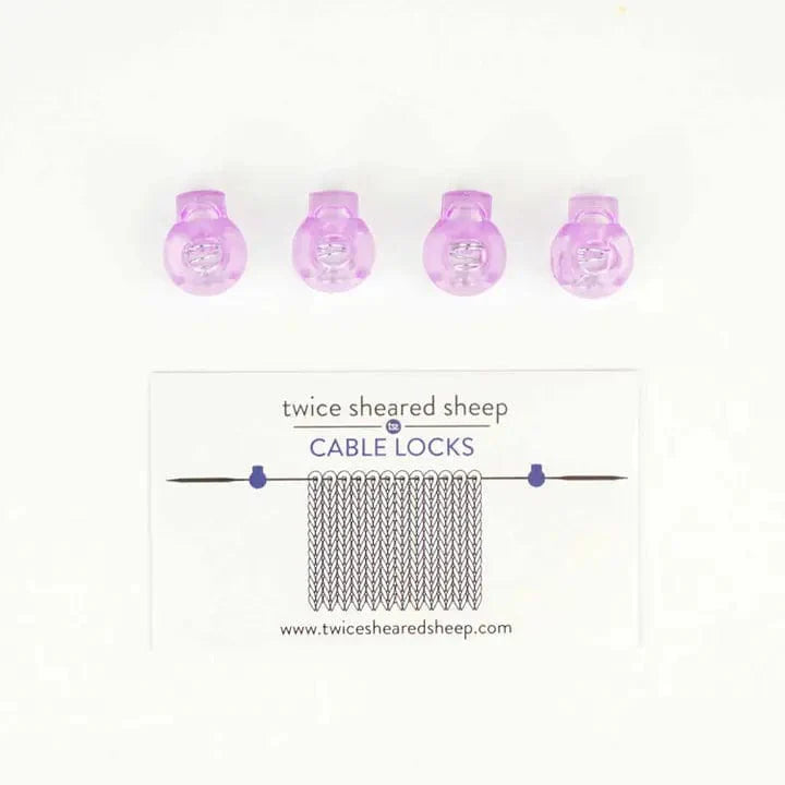 Circular Needle Cable Locks Cord Stopper Knitting Accessories Set
