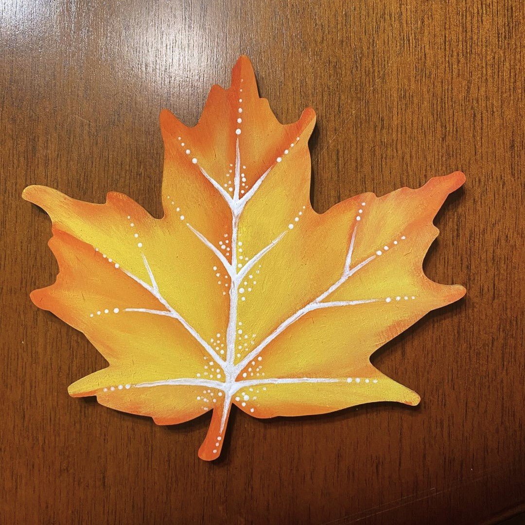 Unfinished Wood Maple Leaf Shape - Craft - up to 46