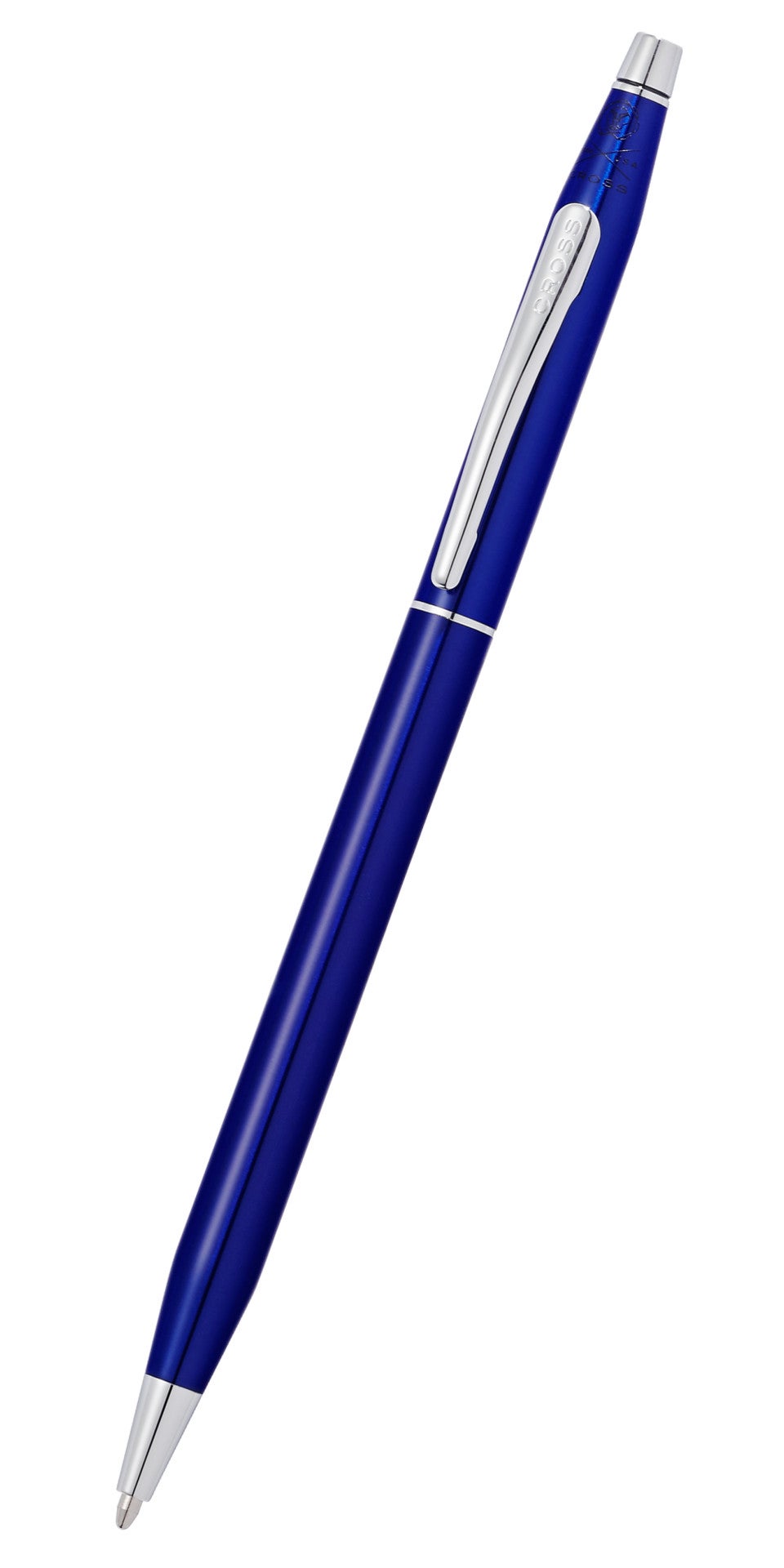 Classic Century Translucent Blue Lacquer Ballpoint Pen Premium Writing